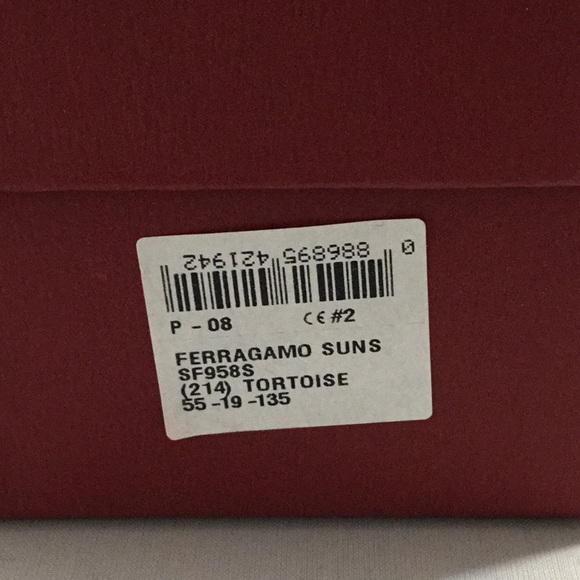 SALVATORE FERRAGAMO CAT EYE LADIES SUNGLASSES…. - Picture 8 of 8